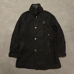 G-STAR RAW Decoy Wool Garber 70% Wool Trench Jacket Coat Men Size L
